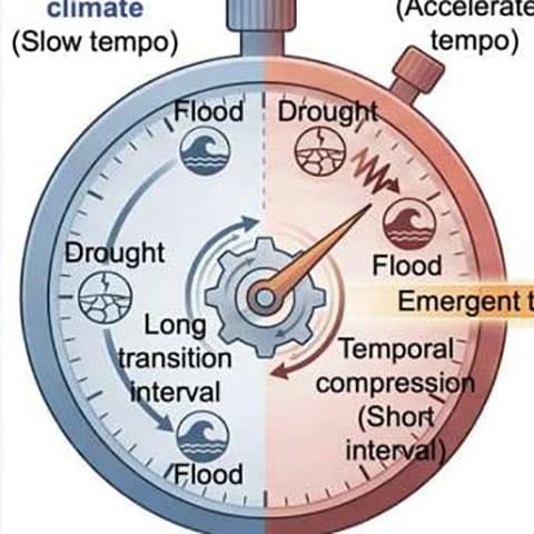 Climate change is increasing the frequency of both droughts and floods, study says