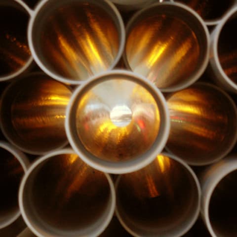 stacked view of pipes for construction of infrastructure