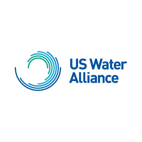 united states water alliance logo on a white backround